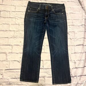 American Eagle Artist Stretch Dark Wash Denim Jeans Size 6 Regular Fit‎